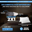 2X1 CUBRECOLCHON ANTIDERRAME + 2 ALMOHADAS INTELIGENTES DE REGALO (ENVÍO GRATIS)