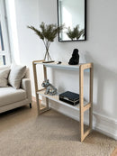 Mesa Recibidora Auxiliar Nórdica – Diseño Blanco [ENVÍO GRATIS]